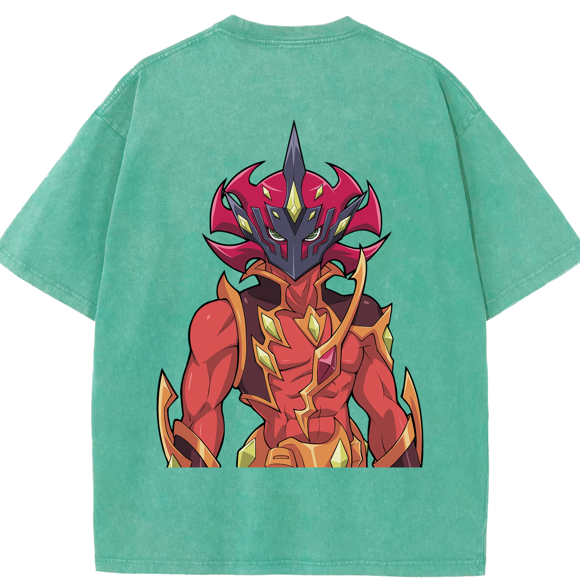 （画像用） 遊☆戯☆王 Yu-Gi-Oh! 綿100% ヴィンテージ風 半袖Tシャツ（背面プリント）